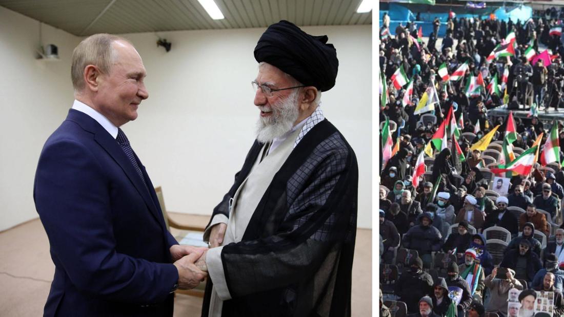 Wegen Demos im Iran schmiedet Chamanei wohl schon Pläne für eine Flucht zu Putin. 