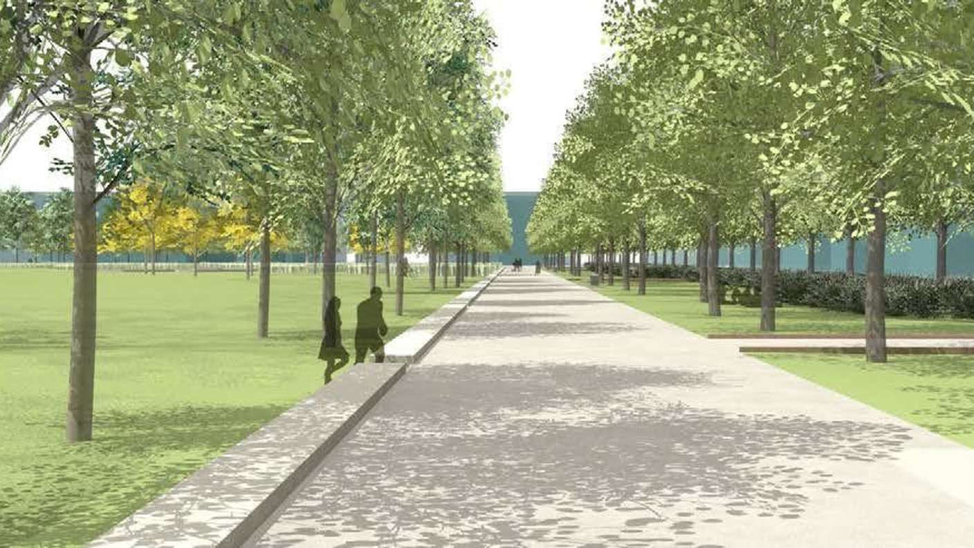 Nordpromenade im Europagarten