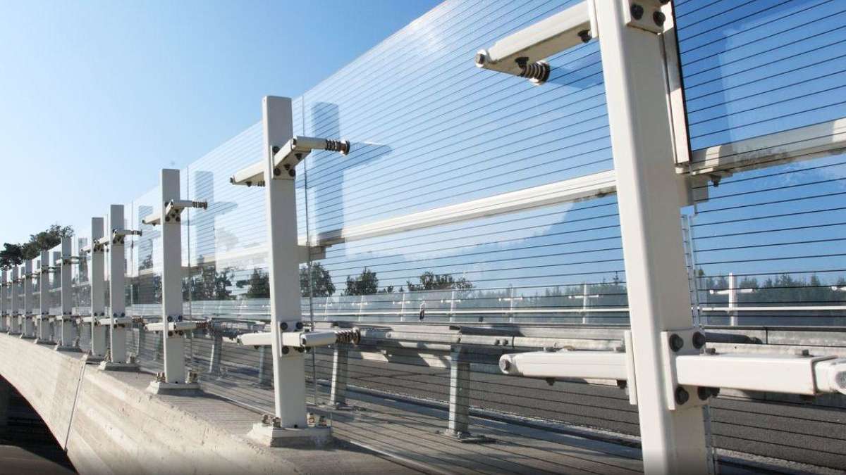 Transparente Lärmschutzwände könnten Streit in Münster beenden