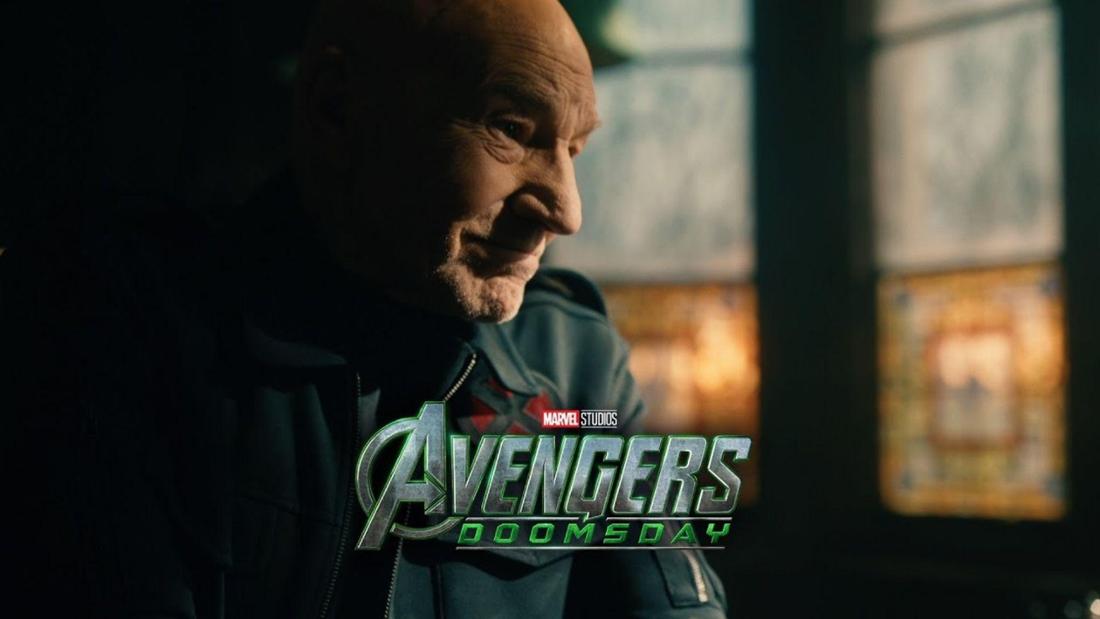 Patrick Stewart als Professor X im Film „Avengers: Doomsday“