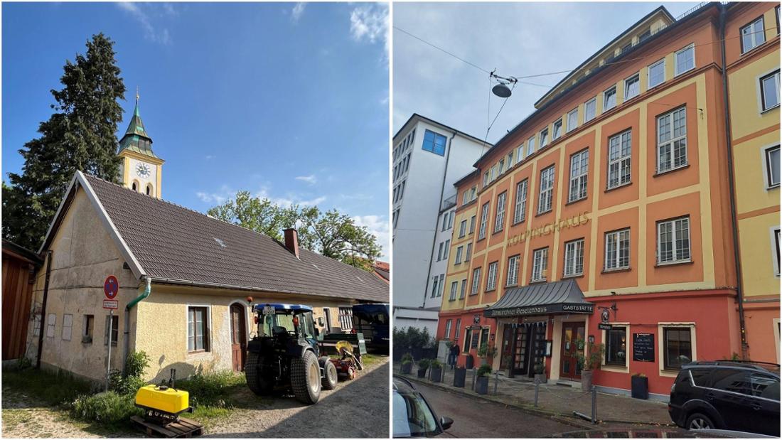 Geschützt sind nun auch die ehemalige Schmiede in Freiham (li.) und das Kolpinghaus in der Ludwigsvorstadt.