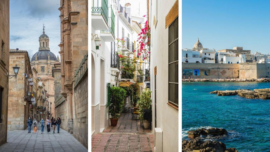 Salamanca und Marbella in Spanien, Monopoli in Italien Apulien Urlaubsziele 2026