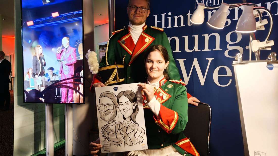 Amy Kramp und Dennis Drexler.