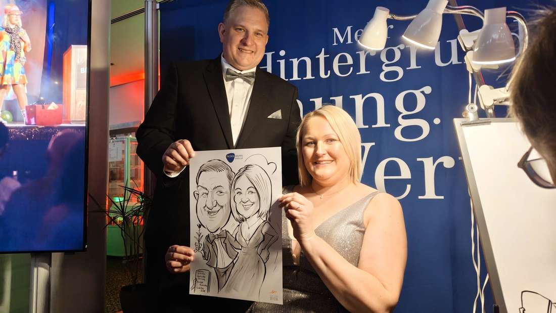 Eiterfelds Bürgermeisterin Dana Hauke mit Ehemann Frank.