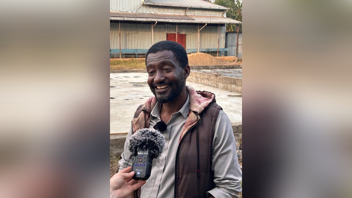 Kaffeebauern in Bonga, Äthiopien