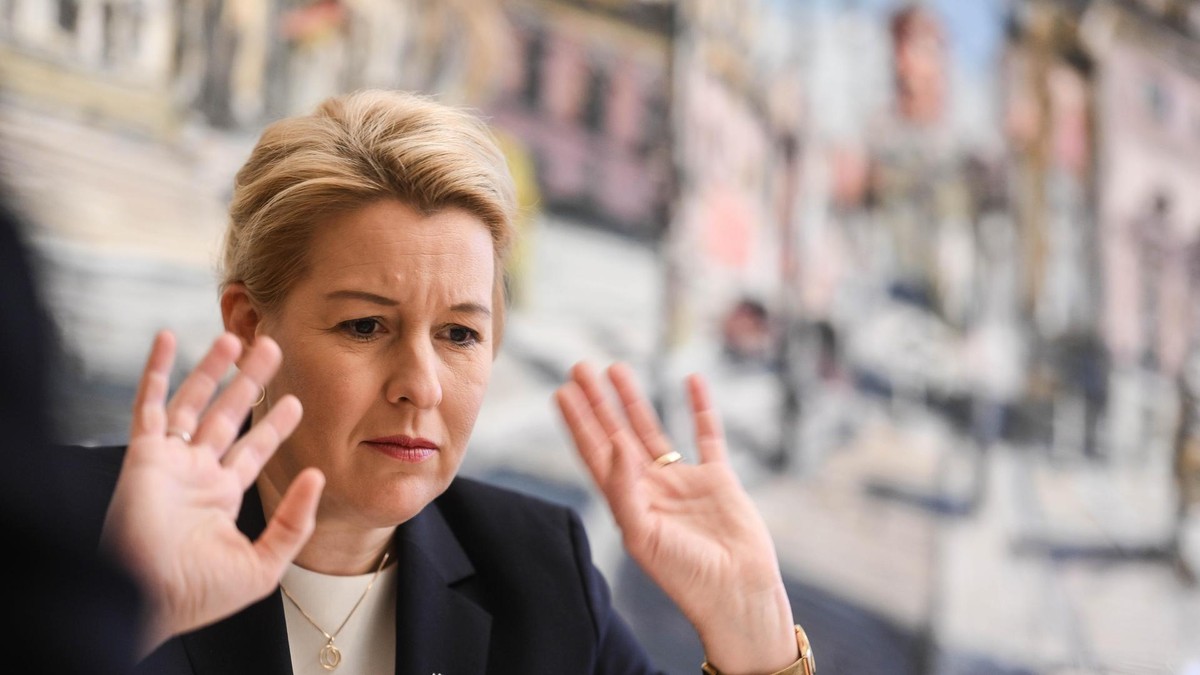 Berlins Wirtschaftssenatorin Franziska Giffey (SPD). Franziska Giffey / Wirtschaftssenatorin