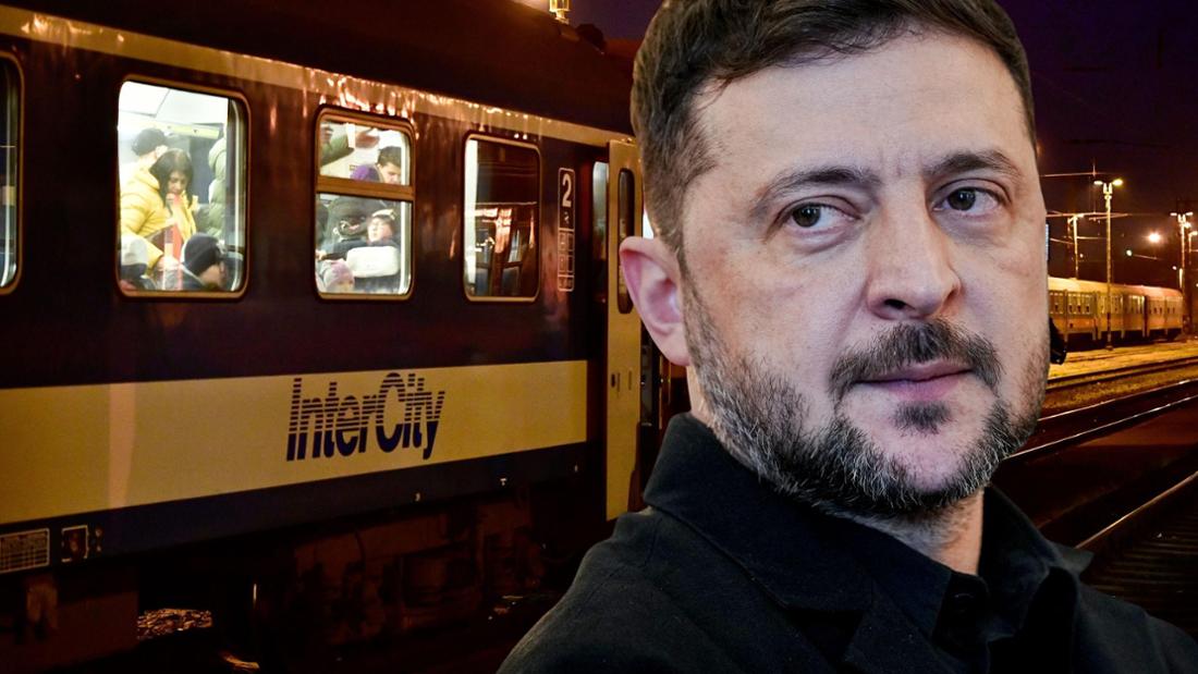 Kämpft mit beheizten Zügen gegen den Blackout in der Winterkälte: Ukraine-Präsident Wolodymyr Selenskyj.