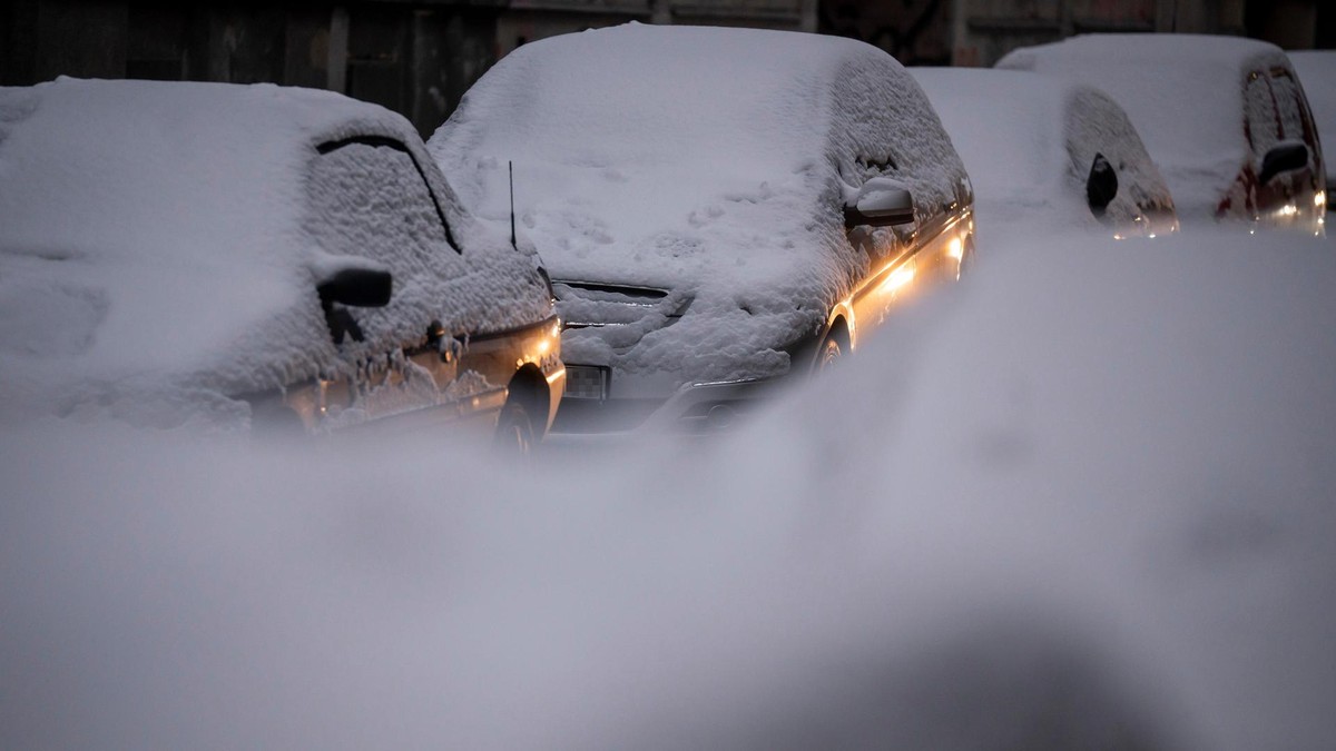Winterwetter in Ungarn