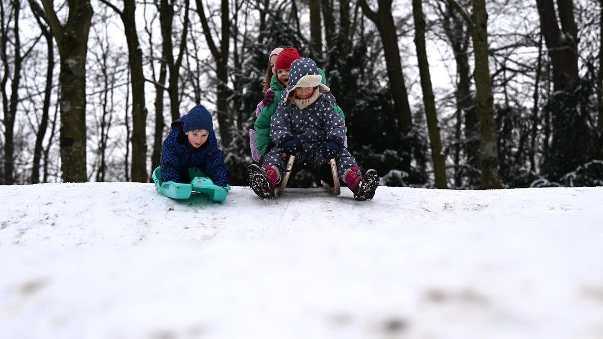 Winterwetter in Düsseldorf