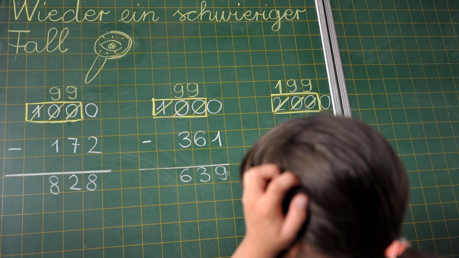 Schaffen schriftliche Division nicht ab