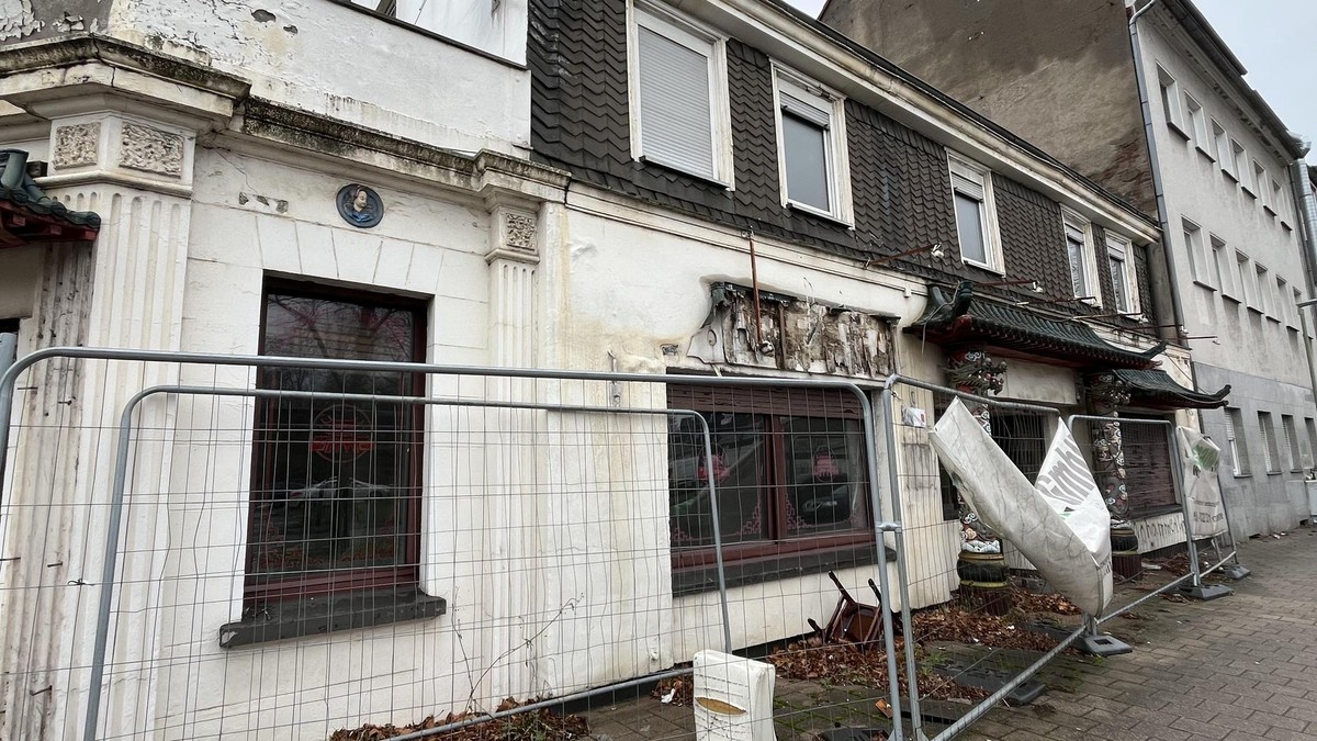 Bauruine ehemaliges Chinarestaurant