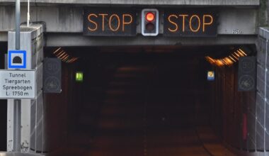 Tiergartentunnel wird bis Freitag gesperrt – jeweils nachts