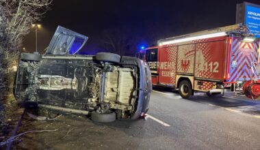 Zwei Straßen nach Unfall in Essen gesperrt