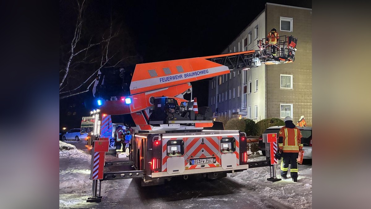 Die Feuerwehr Braunschweig war am Mittwochabend bei einem Küchenbrand im Einsatz. 