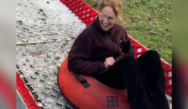 So fährt es sich den Hang runter