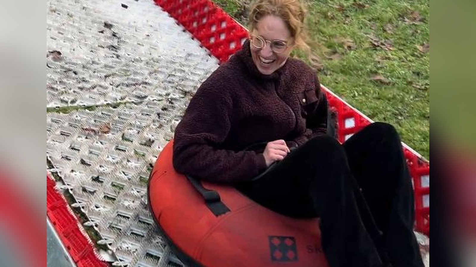 So fährt es sich den Hang runter