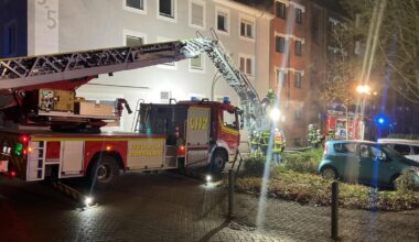 Neun Verletzte bei Kellerbrand in Mehrfamilienhaus in Dortmund