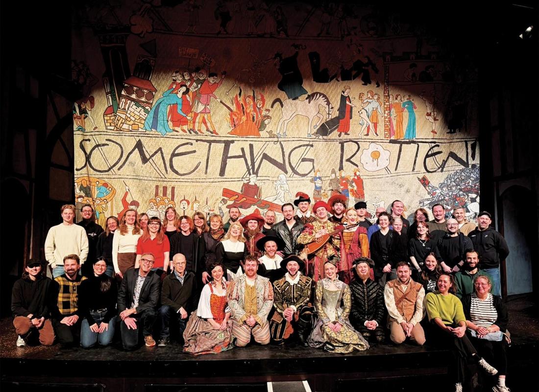 Cast und Crew für „Something Rotten!“ haben die Proben bereits im November abgeschlossen.