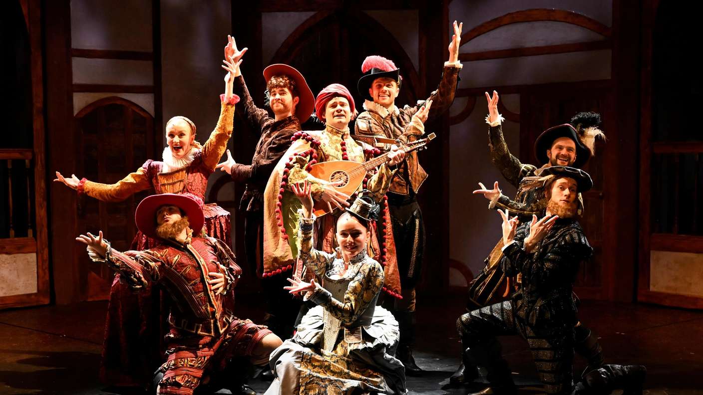 Die aktuelle Inszenierung „Something „Rotten!“ im English Theatre Frankfurt wäre sofort spielbereit