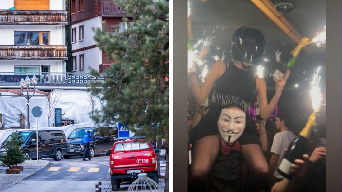 Der Brand in der Bar in Crans-Montana wurde mutmaßlich unabsichtlich durch funkensprühende Partyfontänen ausgelöst. 