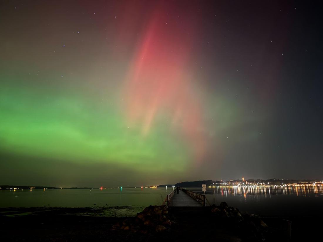 Polarlichter über Schleswig-Holstein