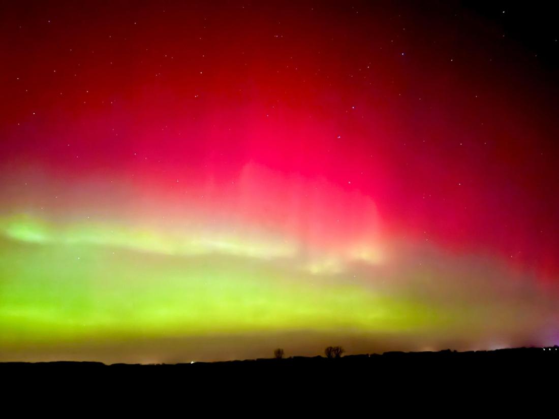 Polarlichter über Sachsen-Anhalt