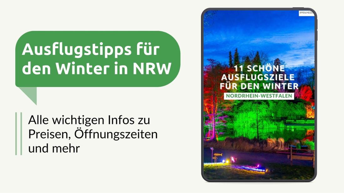 Die erste Seite des Ausflugsmagazins „Winter in NRW“.