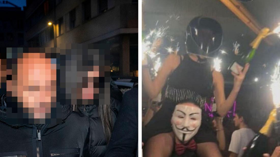 Der Brand in der Bar in Crans-Montana wurde mutmaßlich durch funkensprühende Partyfontänen ausgelöst. 