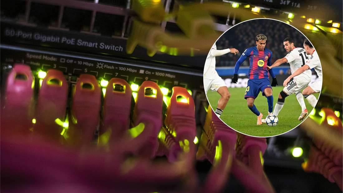 Datenaustausch Kabel Eintracht Frankfurt Barcelona