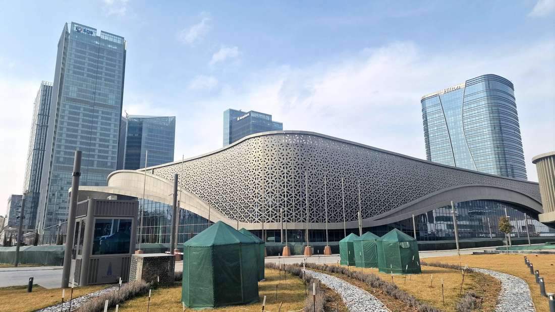 Eine usbekische Fluggesellschaft verbindet die Hauptstadt Tashkent mit dem Flughafen Frankfurt.