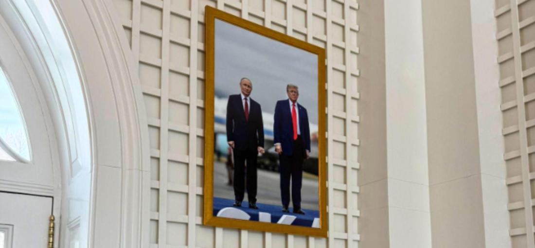 Foto im Weißen Haus: Donald Trump und Wladimir Putin bei ihrem Sommergipfel in Alaska