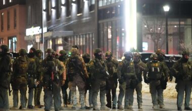 Versuch Konsulat von Ecuador zu stürmen