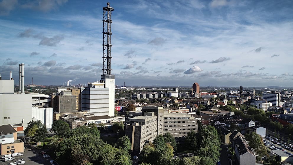 Die Duisburger Versorgungs- und Verkehrsgesellschaft (DVV, hier die Konzernzentrale) hat 4500 Mitarbeiter