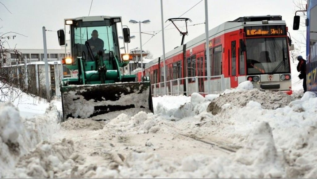 So extrem wie 2021, als Halle im Schnee versank, wird es wohl nicht werden.