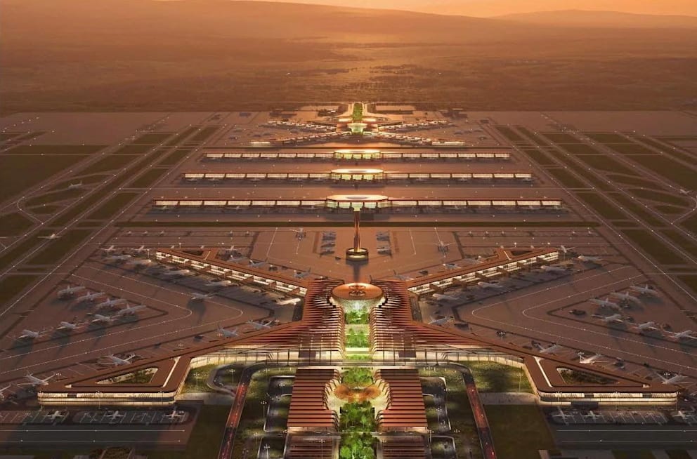 So spektakulär soll der neue Flughafen in Äthiopien aussehen. Designt wurde er vom Büro der Star-Architektin Zaha Hadid, die auch schon den Western Sydney Airport konzipierte