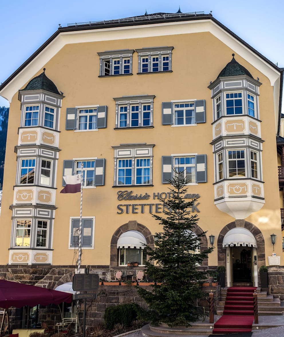 Das Viersterne-Hotels „Am Stetteneck“ in St. Ulrich (Südtirol)