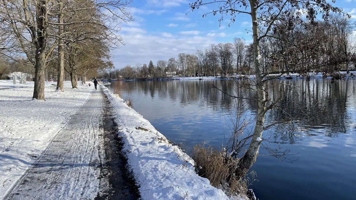 Schnee in Ulm am ersten Januarwochenende 2026