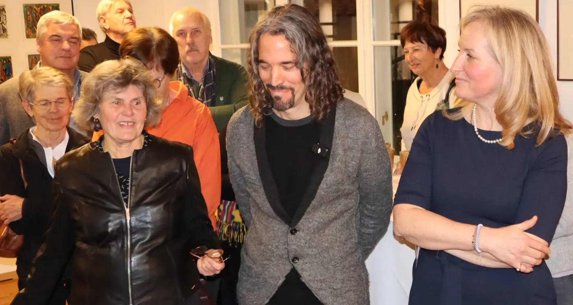 Laudator Roman Grabner: Das Krois-Haus zeigt Ölbilder von Prof. Franz Eigner (†)