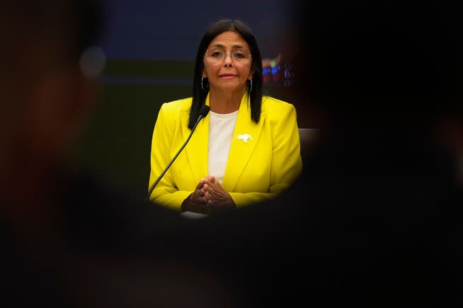 Delcy Rodríguez soll das Amt als Interimspräsidentin übernehmen.