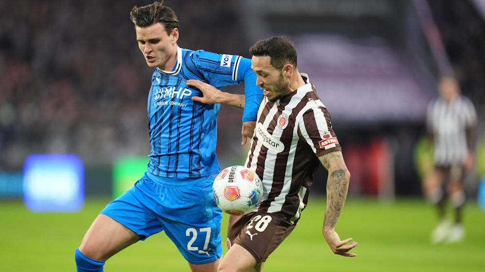 Thomas Keller (l.) bestritt vier der letzten fünf Bundesliga-Partien für Heidenheim