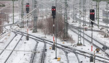 Dauerfrost und Glätte in Bayern – Zugausfälle in Franken