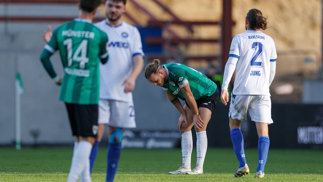 Schmerzhafter Rückschlag: Preußen eiert - Karlsruhe feiert! | Sport
