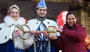 Münchner Marienplatz: Der Pumuckl tanzt mit der Narrhalla in den Fasching 2026 - München