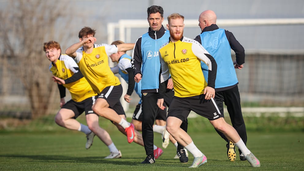 Nach einwöchigem Camp im warmen Süden ist Dynamo am Sonntag wieder in Dresden gelandet