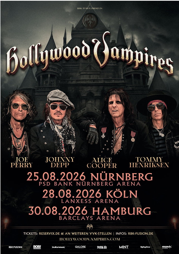 „UK & European Tour 2026“ – drei Arena-Shows in Deutschland