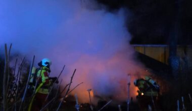 Grillhütte in Reichenberg brannte