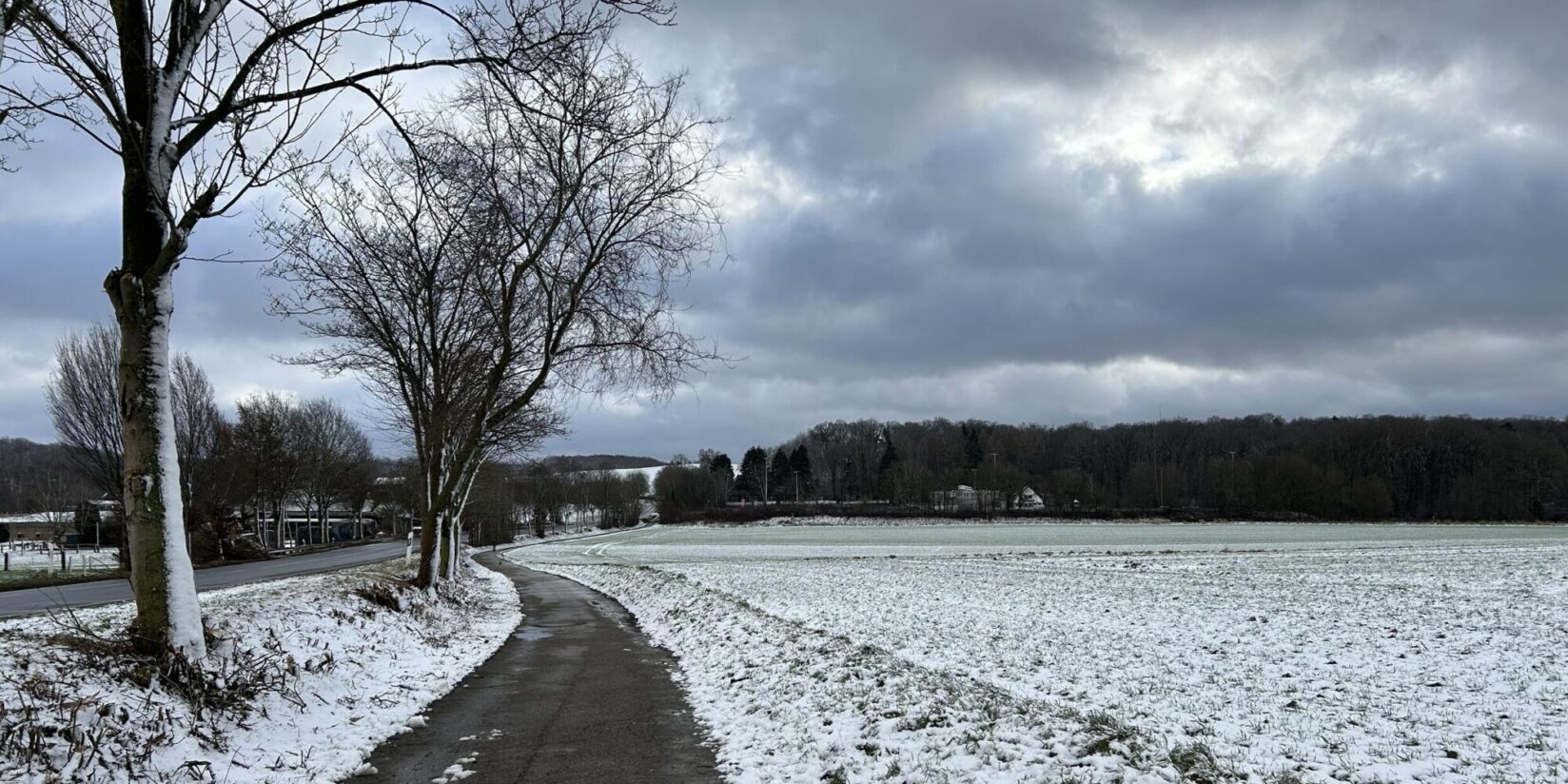 Schwerte: Sturmtief „Tizian“ bringt Schneeschauer