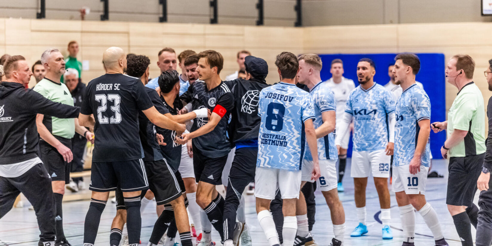 Tumulte zwischen Westfalia Dortmund und Hörder SC