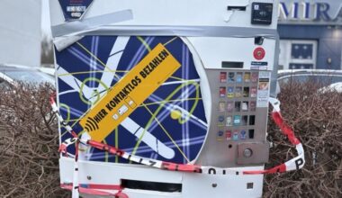 Zigarettenautomat an der Droote schwer beschädigt