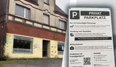 Privatparkplatz in Castrop-Rauxel: 145 Euro Strafe drohen